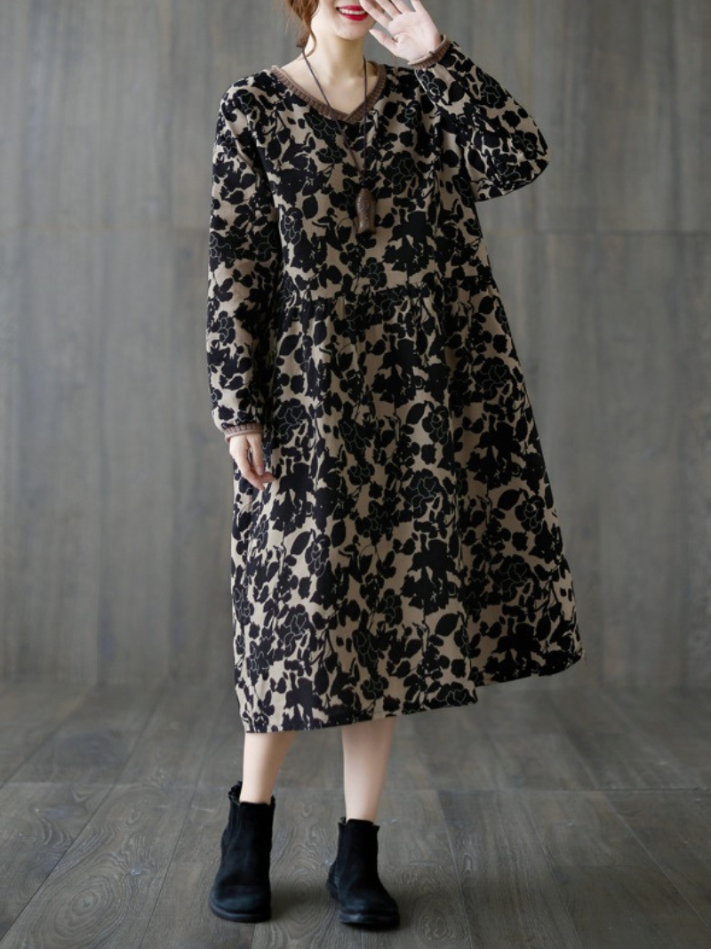 Black smock dress