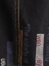 Draw This Blinds Cotton Denim With Patchwork