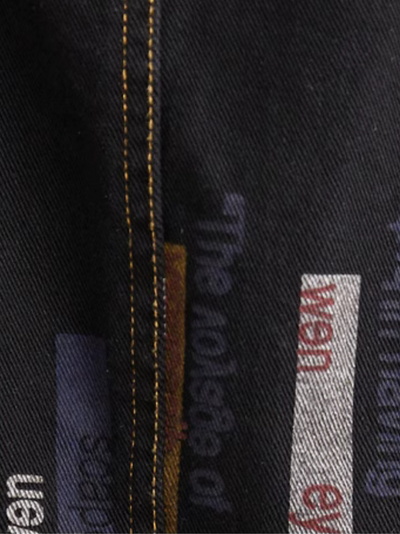 Draw This Blinds Cotton Denim With Patchwork