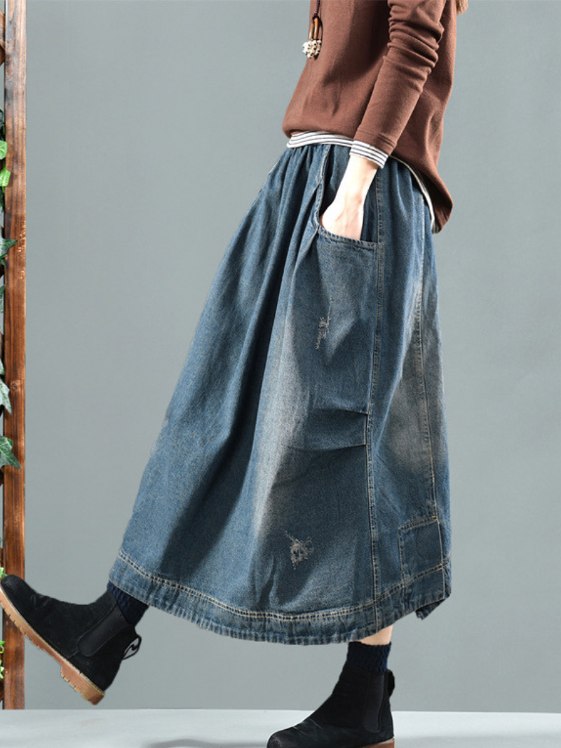 Women's Mid-Length Skirt
