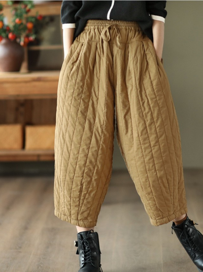 Women's Fashion-forward Pockets Pants Bottom