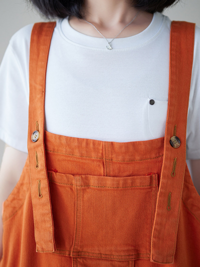 Classic Vintage Overalls Women's Denim Dungarees