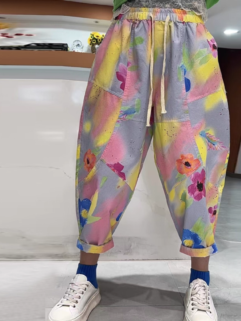Women's Colorful  Loose Bottom 
