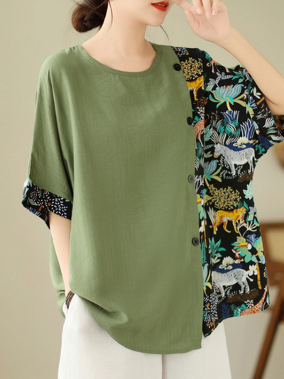 Women's Green  Tops