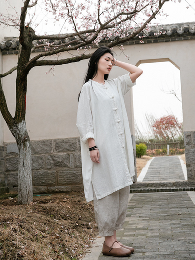 Women's White Shirt Dress