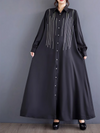 Women's Black A-Line Dress