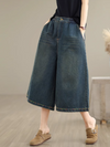 Women's Summer Trendy Fashionable Pockets Button Bottom