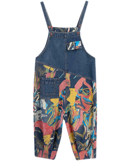 Women's Pockets Dungarees