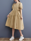 Women's Round Neck A-line Dress