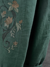 Women's Everyday Vintage Embroidered Pockets Pants Bottom