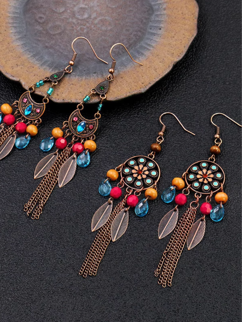 Women’s  Retro Chic Crystal Sparkle Stud Earrings