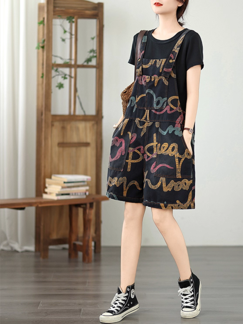 Women's Summer Loose Dungaree 