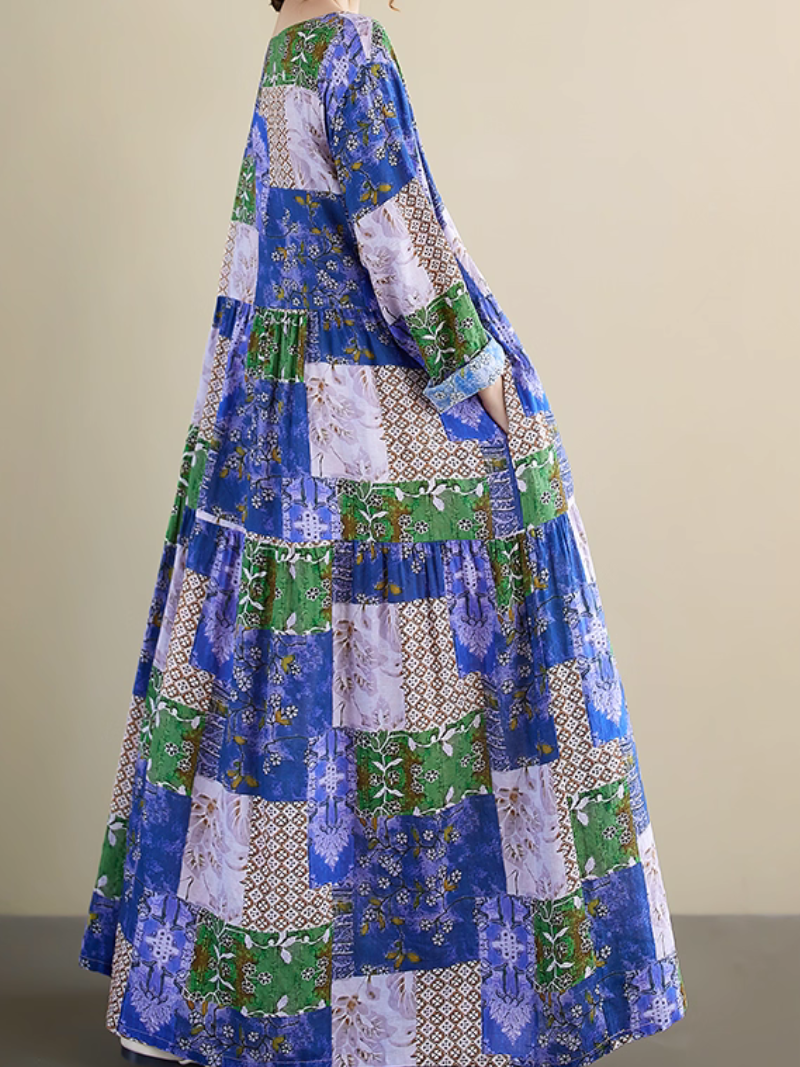 Women’s Summer Graceful & Modern Floral Smock Dress