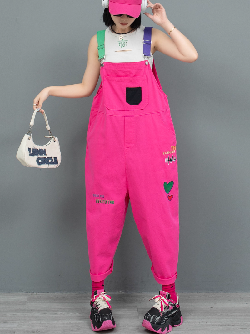 Women's Trendy Loose Dungaree 