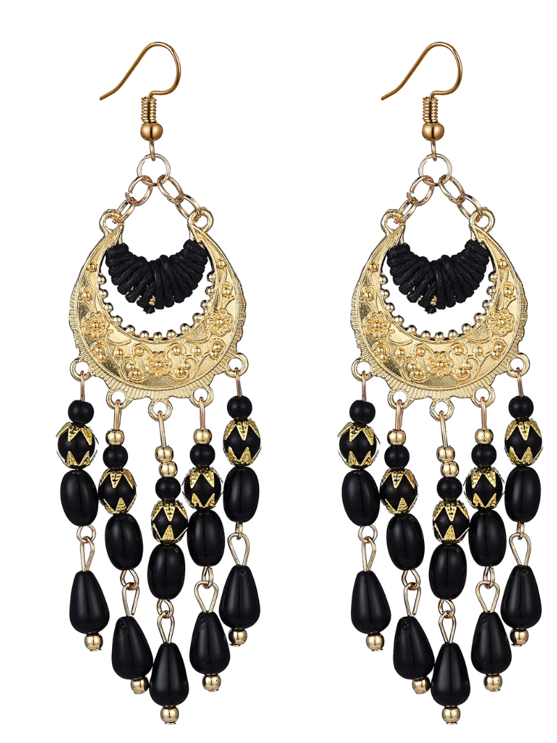 Women's Black Earing 