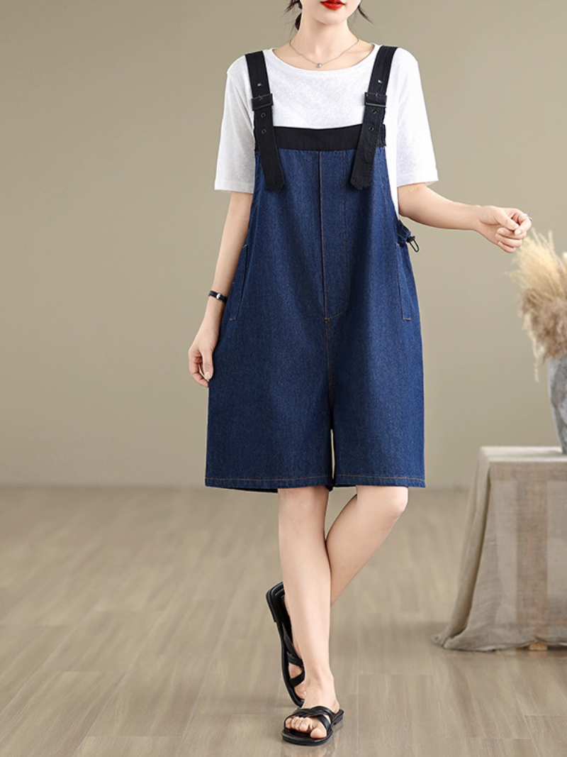 Women's Baggy Loose Dungaree