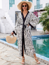 Women's beach cover-up long Kimono