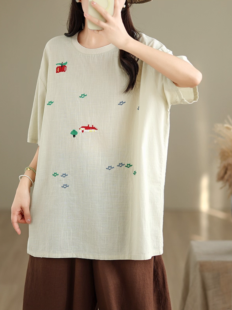 Women's Cotton Retro Top 