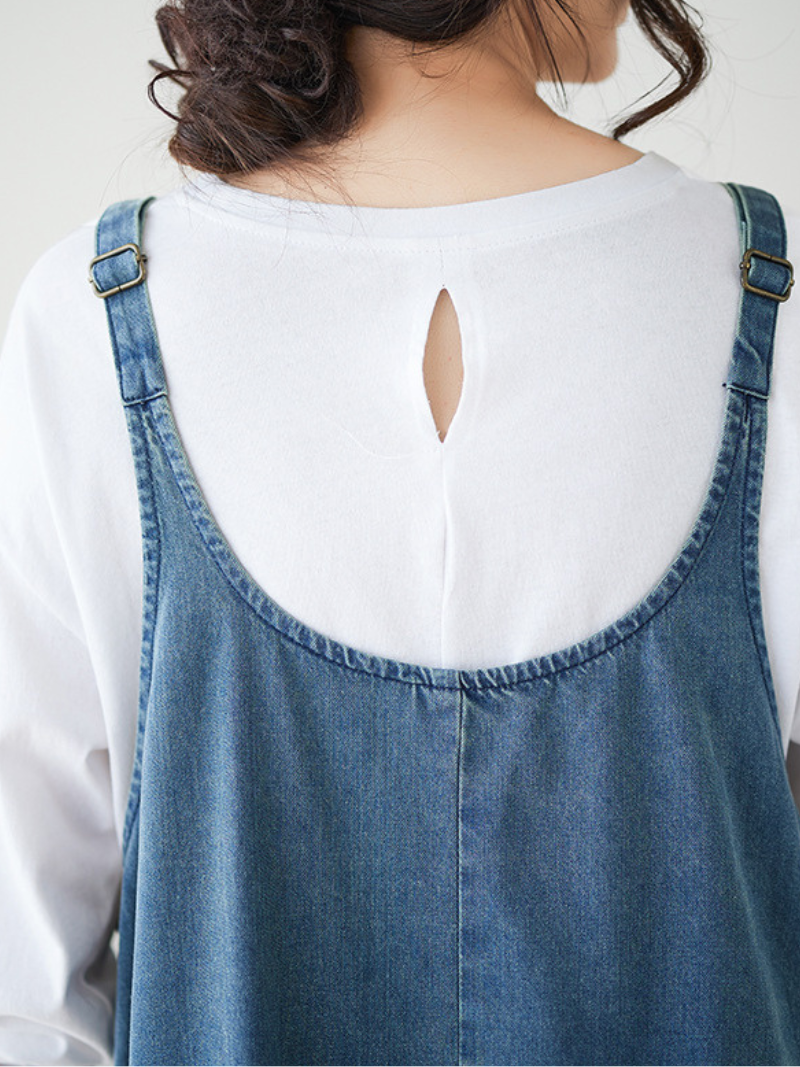 Women's Summer Fashionable Cool Loose  Type Jumpsuit Dress