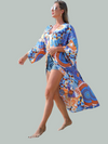 Women's Polyester Kimono Jacket