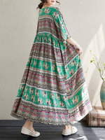 Maxi smock dress