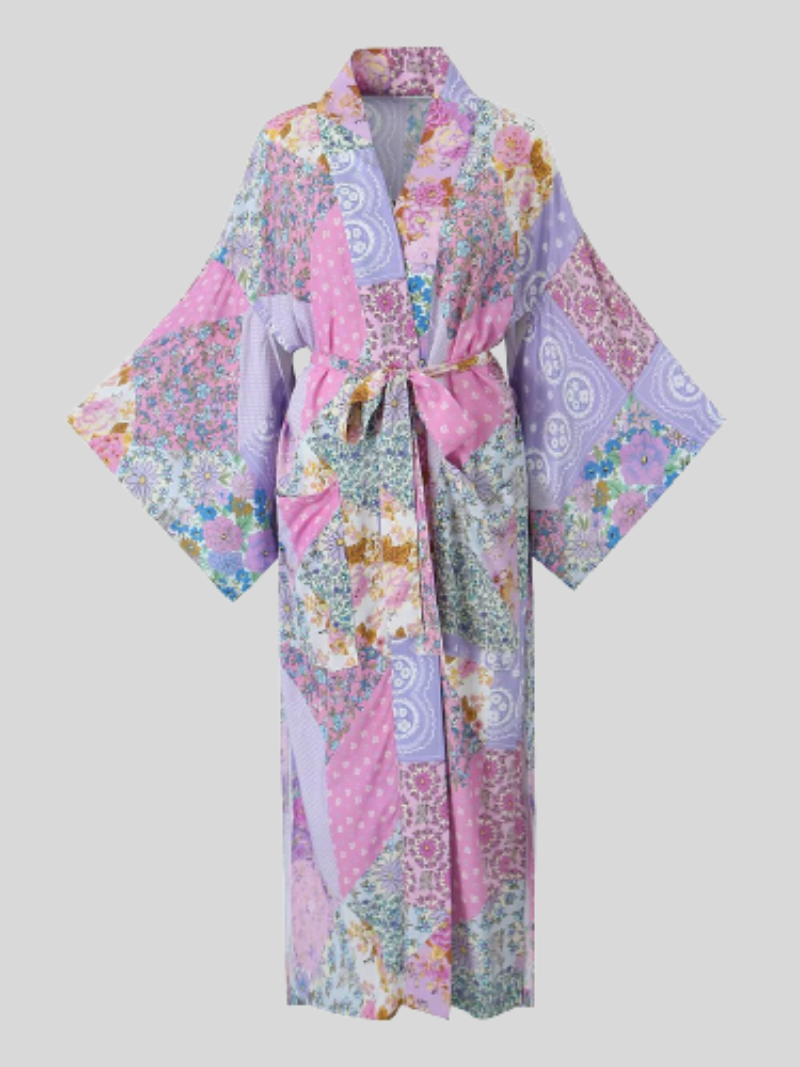 Women's Purple Kimono Jacket