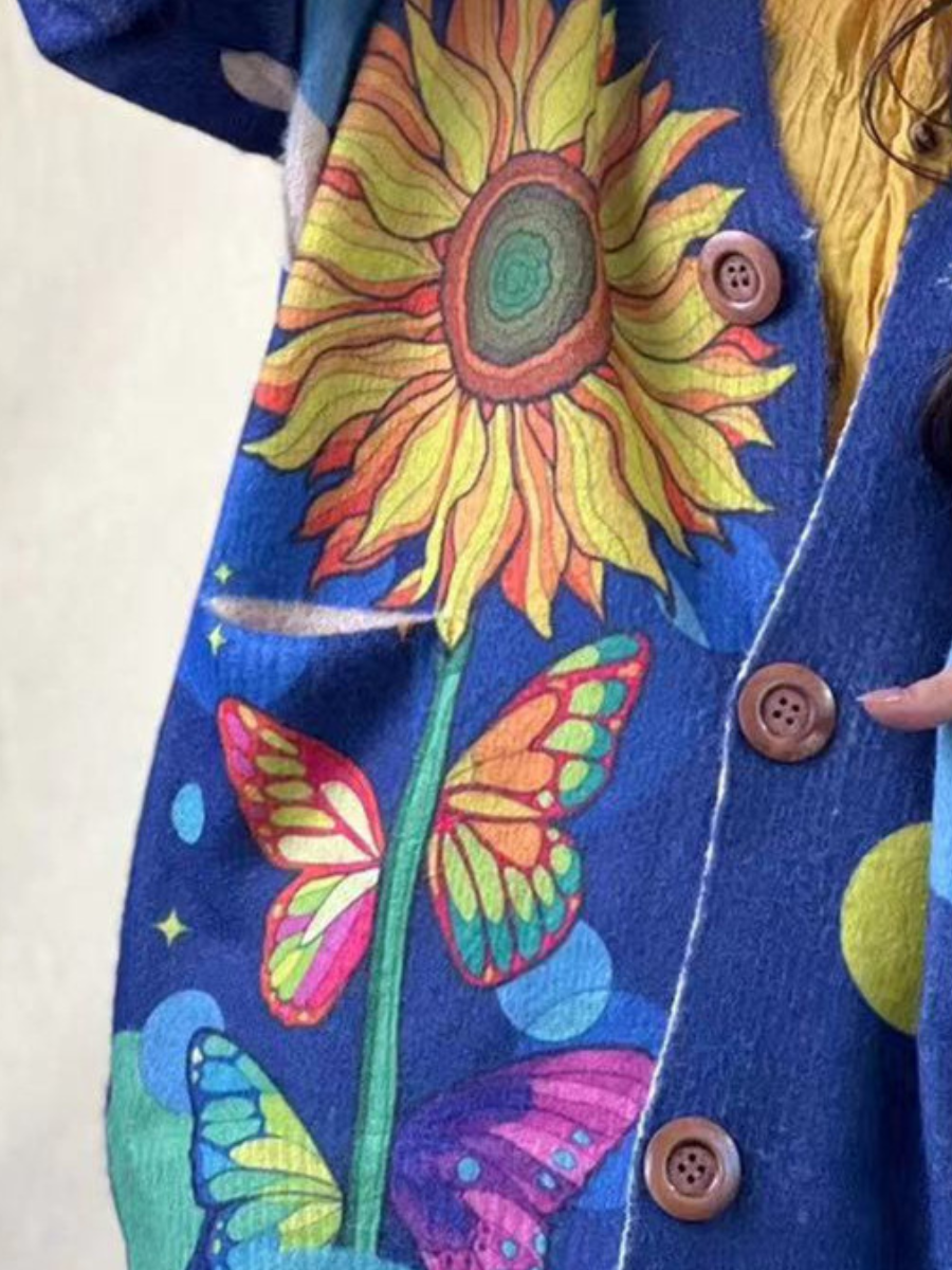 Women's Floral  Cardigan