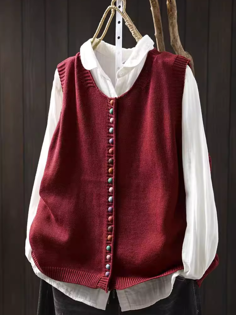 Women's Loose Red Top 