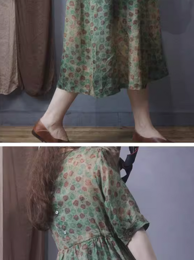 Women's Timeless Appeal printed A-Line Dress