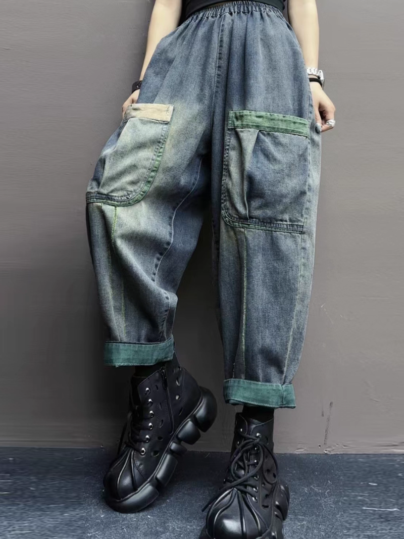 Women's Denium Jeans Dungaree 