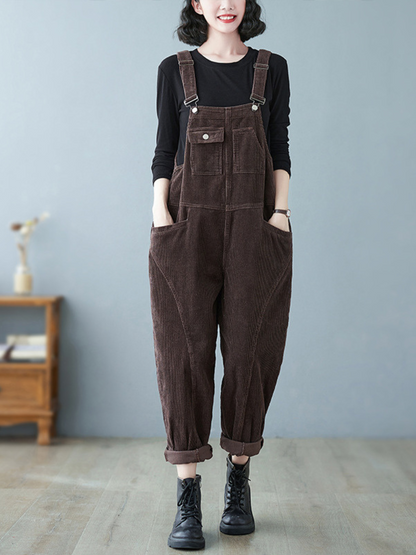 Women's Loose Dungarees