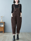 Women's Playful Pockets  Bib Overalls Dungarees