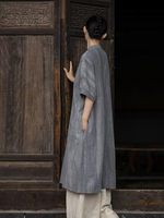 Women's  gray  A-line Dress