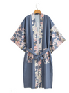 Women's Blue Kimono Gowns