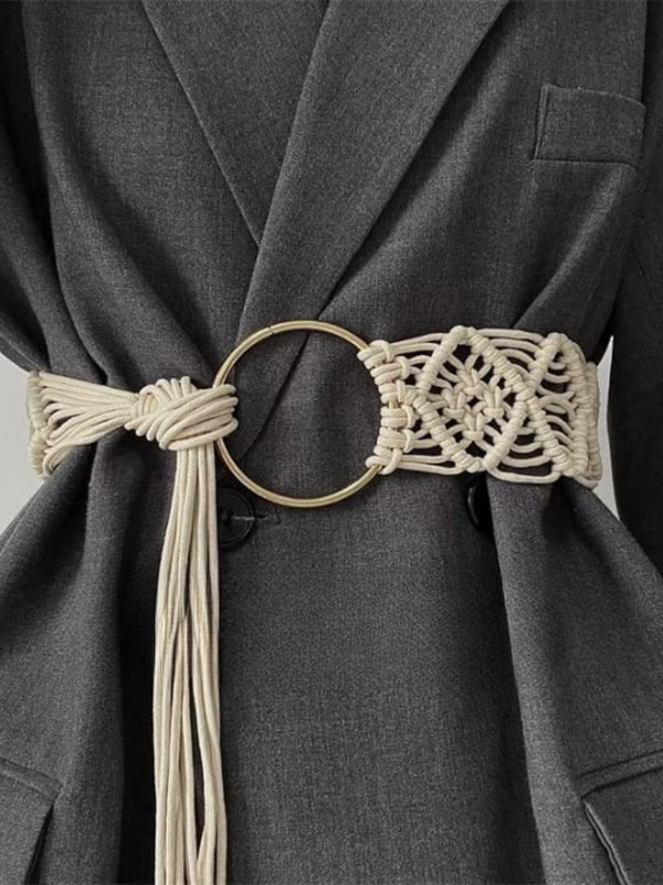 Cinturón de cintura ajustable con clase de verano femenino