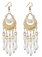 Women's White Comfortable Earing  