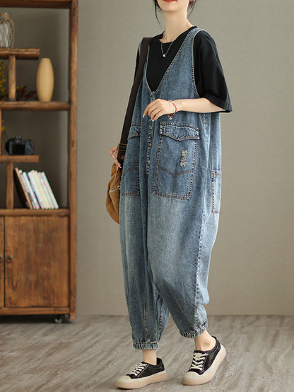 Women's High Waist Jumpsuit