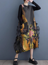 Women's Flower Printed A-line Dress