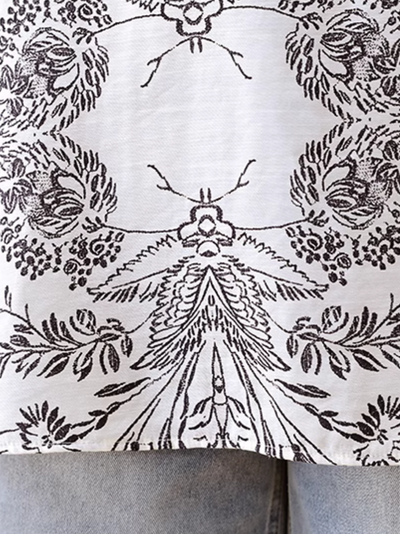 Women's Fashionable & Comfortable Printed Loose Top
