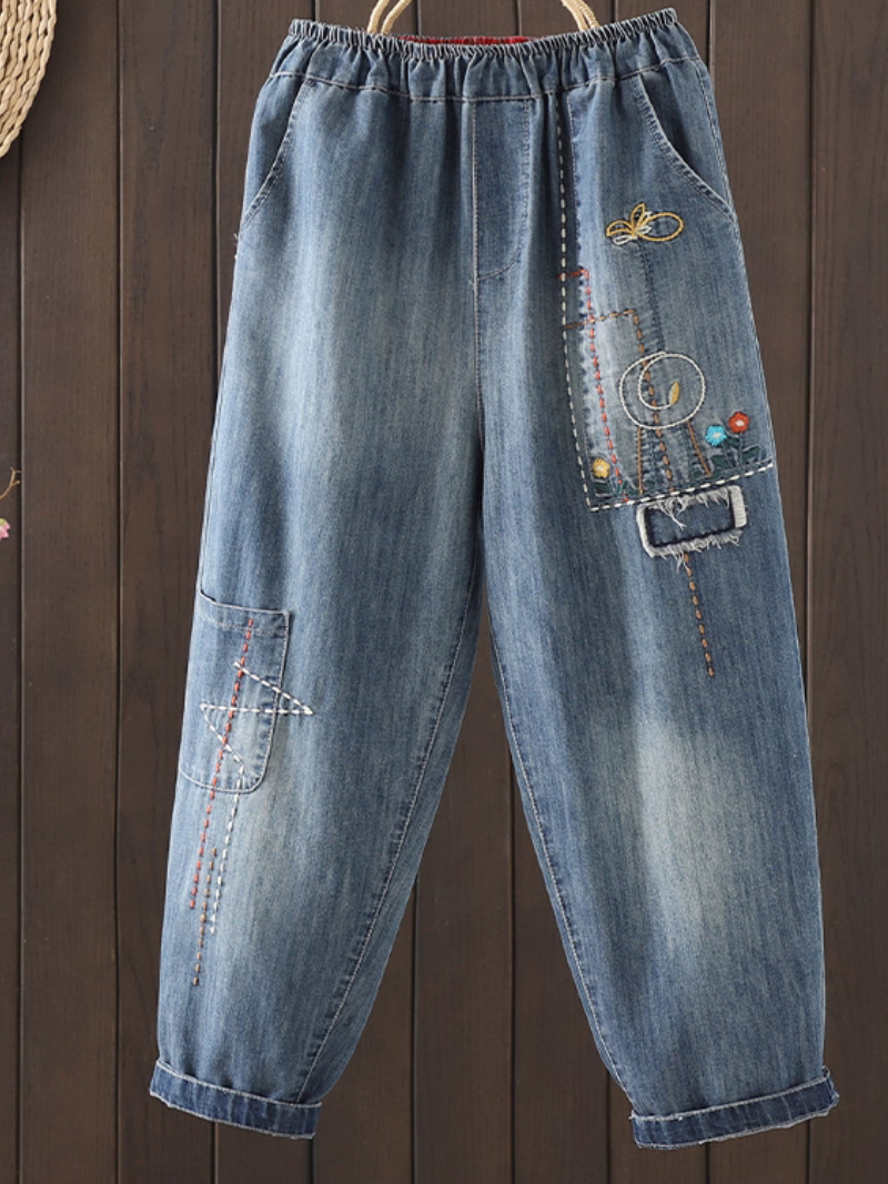 Women's Side Pocket Loose Bottom