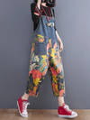 Women's dark blue Dungarees