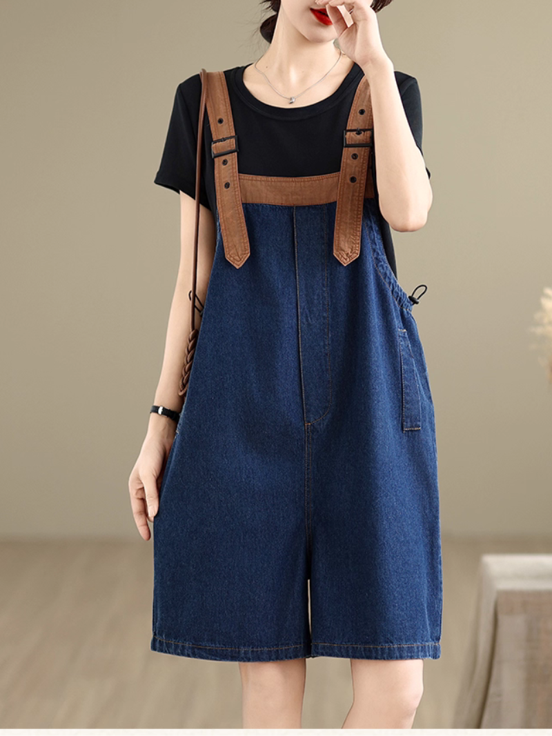 Women's Coffee Loose Dungareee 