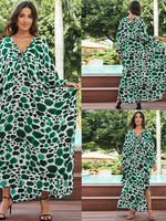 Women's Summer Elevate Beach Cover-Up Long Kaftan Dress