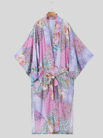 Women's Polyester Kimono Jacket