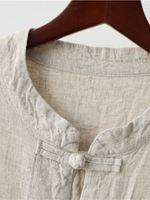 Women's Stand Collar Shirt Dress