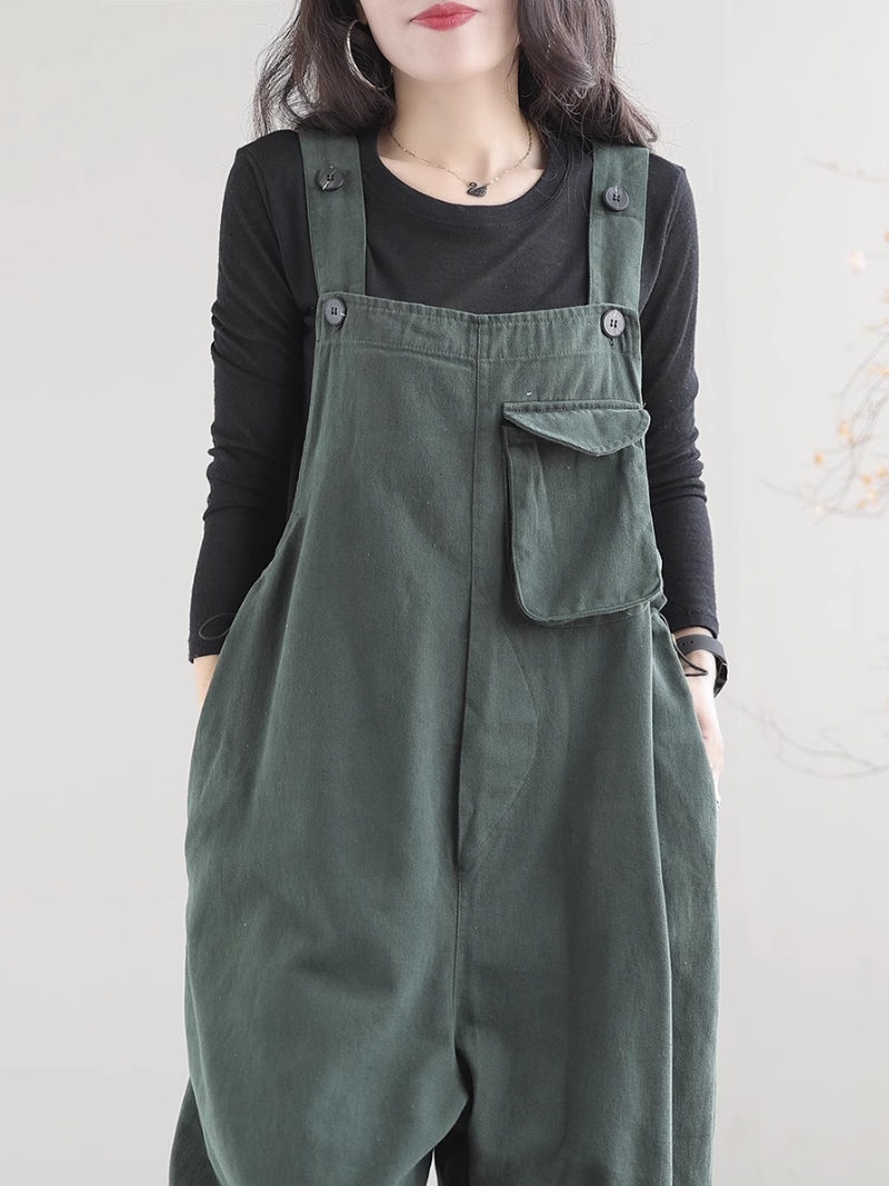 Women's Pocket Dungarees