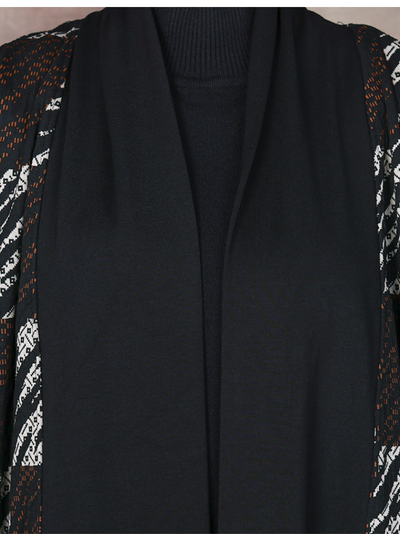 Modern Comfort Women's Printed Plaid Long Cardigan
