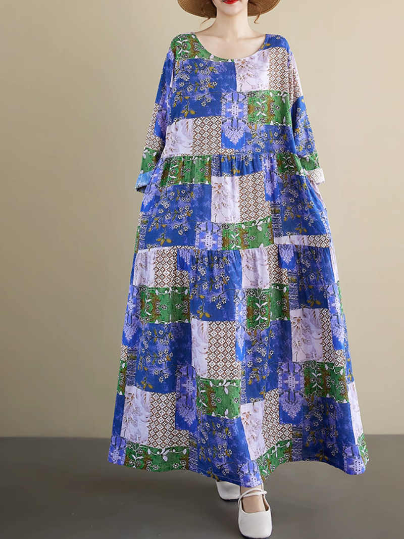 Women’s Summer Graceful & Modern Floral Smock Dress