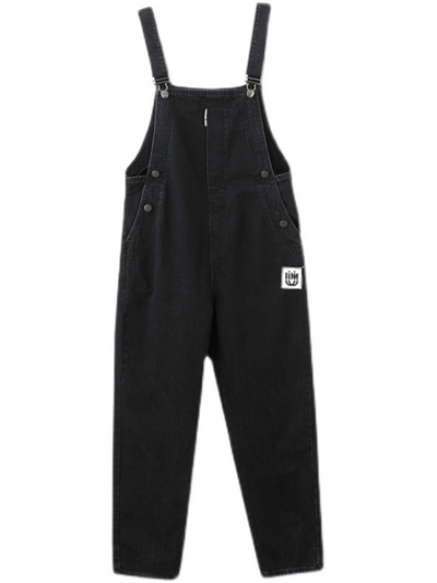 Women Comfortable And Charming Loose Bottom Dungarees