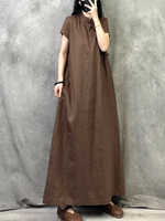 Vestido de línea A de moda y suelbia de moda femenina